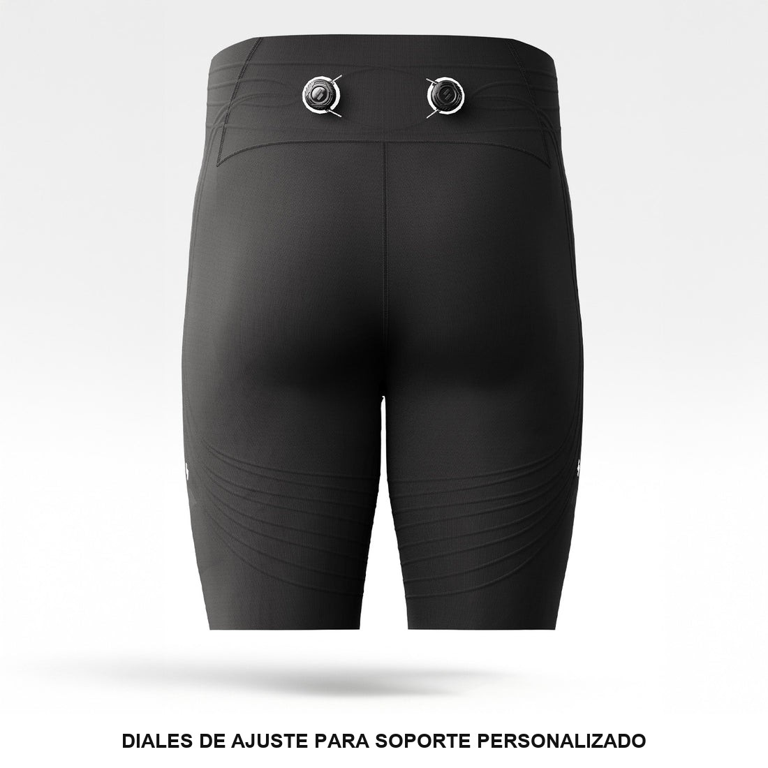 Detalle de los diales de ajuste del soporte