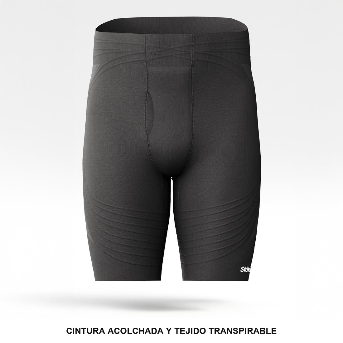 Detalle de la cintura del pantalón corto